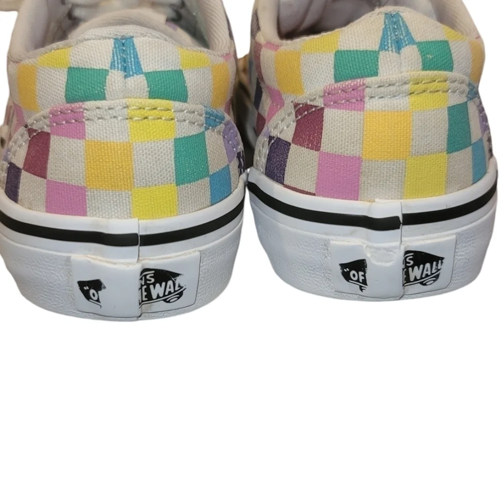 Vans multicolored checked lace-up sneakers